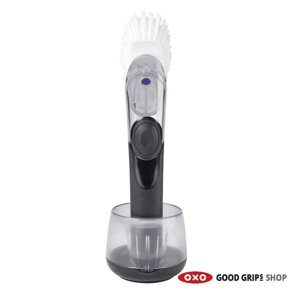 OXO Afwasborstel met Zeepdispenser en Houder