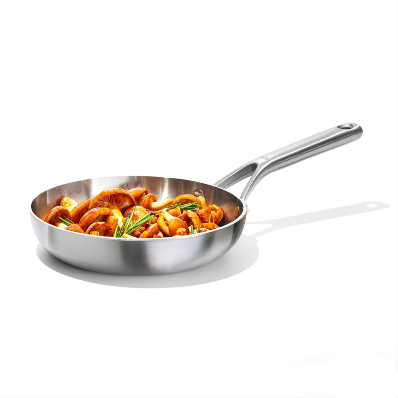 Compacte RVS koekenpan
