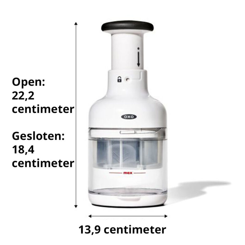 OXO Groentehakker met slot