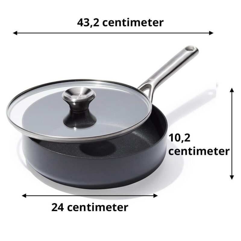 OXO Hapjespan Ceramic Pro 24 cm afmetingen