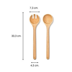 OXO Houten Saladebestek 33 cm