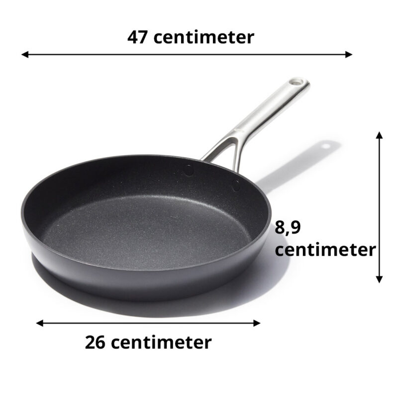 OXO Koekenpan Ceramic Pro 26 cm afmetingen