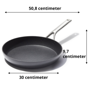 OXO Koekenpan Ceramic Pro 30 cm afmetingen