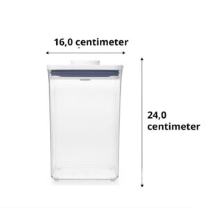 OXO POP Container 2.0 Groot Vierkant Medium 4,2 liter
