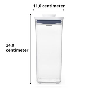 OXO POP Container 2.0 Klein Vierkant Medium 1,6 liter