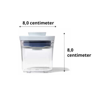 OXO POP Container 2.0 Mini Vierkant Mini 0,2 liter