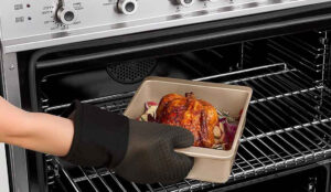 Siliconen ovenwanten met grip