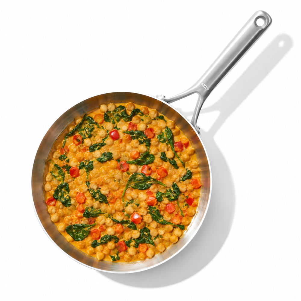 Snelle curry met kikkererwten