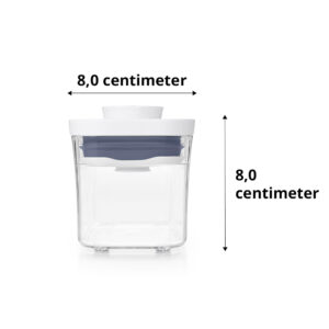 Voorraadbus 'POP' 2.0 smal rechthoekig - mini (400 ml)