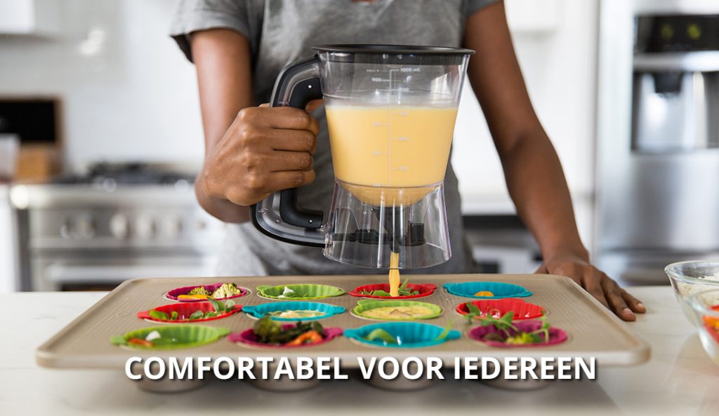 Comfortabele grip beslagdispenser